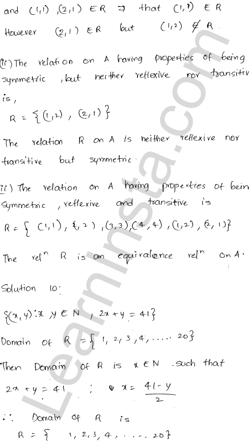 RD Sharma Class 12 Solutions Chapter 1 Relations Ex 1.1 1.15
