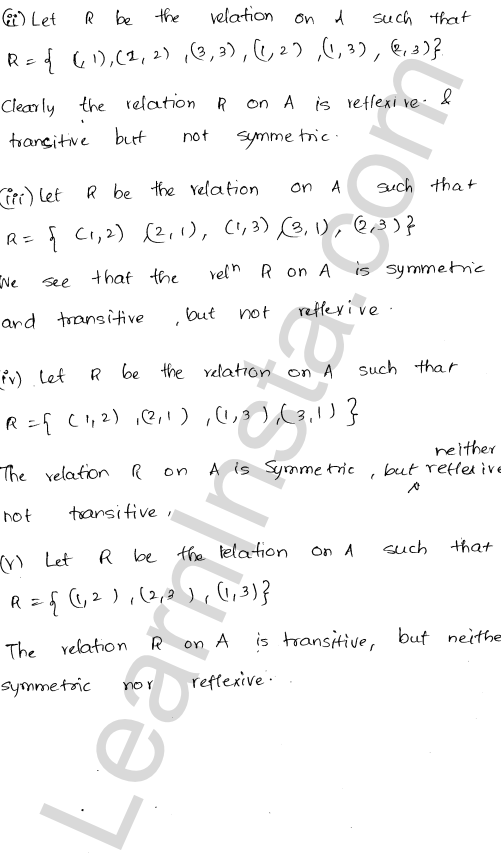 RD Sharma Class 12 Solutions Chapter 1 Relations Ex 1.1 1.19