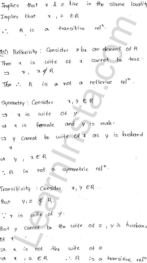 RD Sharma Class 12 Solutions Chapter 1 Relations Ex 1.1 1.3