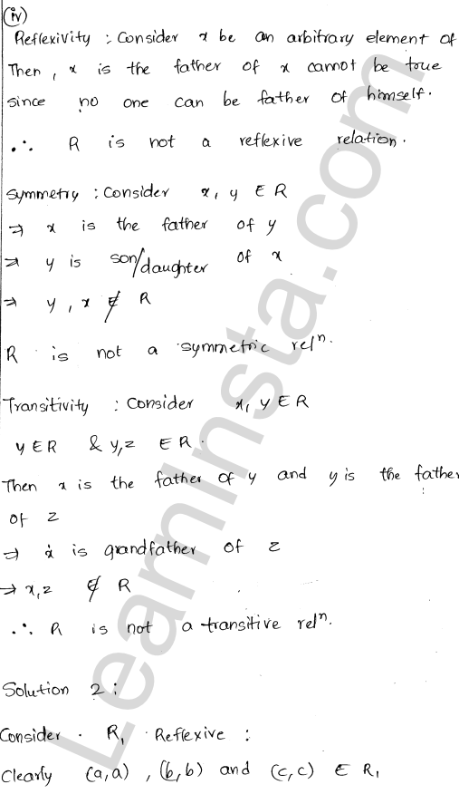 RD Sharma Class 12 Solutions Chapter 1 Relations Ex 1.1 1.4