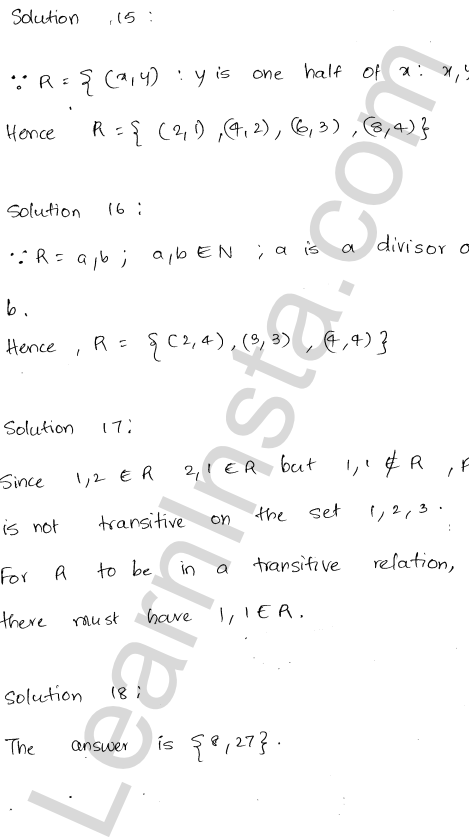 RD Sharma Class 12 Solutions Chapter 1 Relations VSAQ 1.7