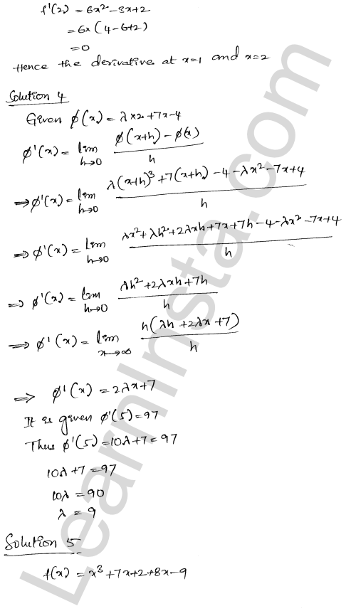 RD Sharma Class 12 Solutions Chapter 10 Differentiability Ex 10.2 1.3