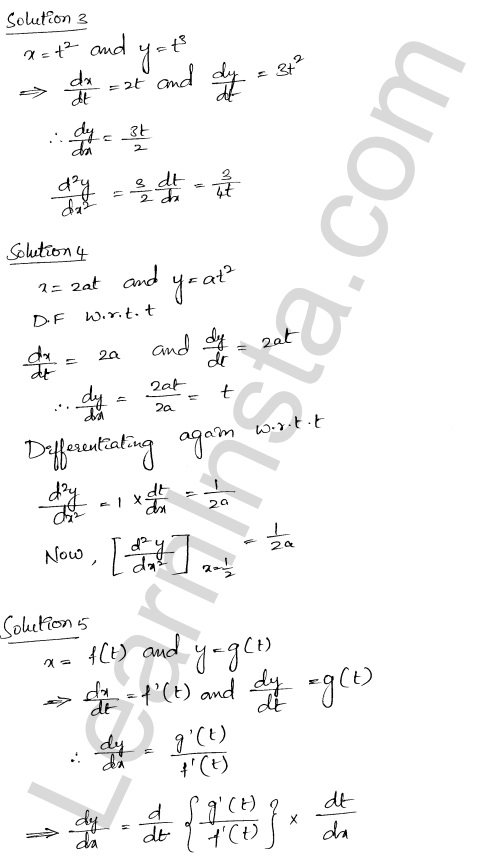RD Sharma Class 12 Solutions Chapter 12 Higher Order Derivatives VSAQ 1.2
