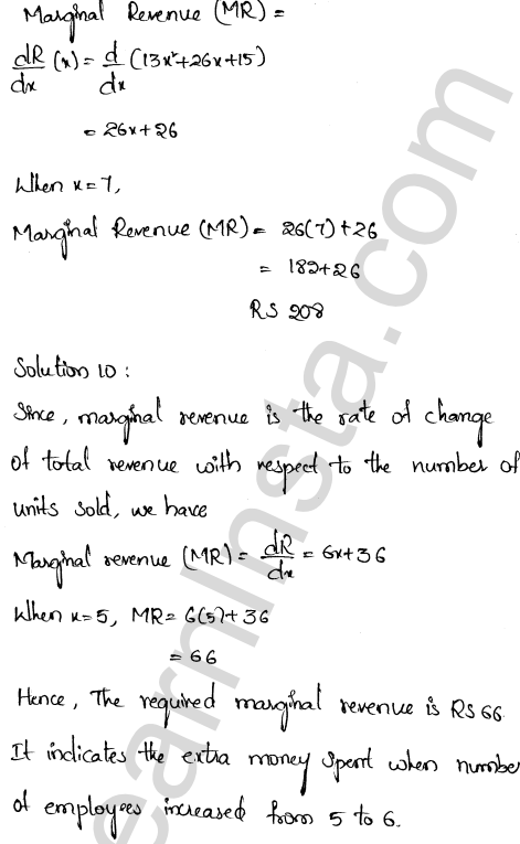 RD Sharma Class 12 Solutions Chapter 13 Derivative as a Rate Measurer Ex 13.1 1.6