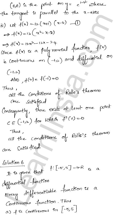 RD Sharma Class 12 Solutions Chapter 15 Mean Value Theorems Ex 15.1 1.24