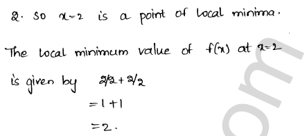 RD Sharma Class 12 Solutions Chapter 18 Maxima and Minima Ex 18.2 1.15