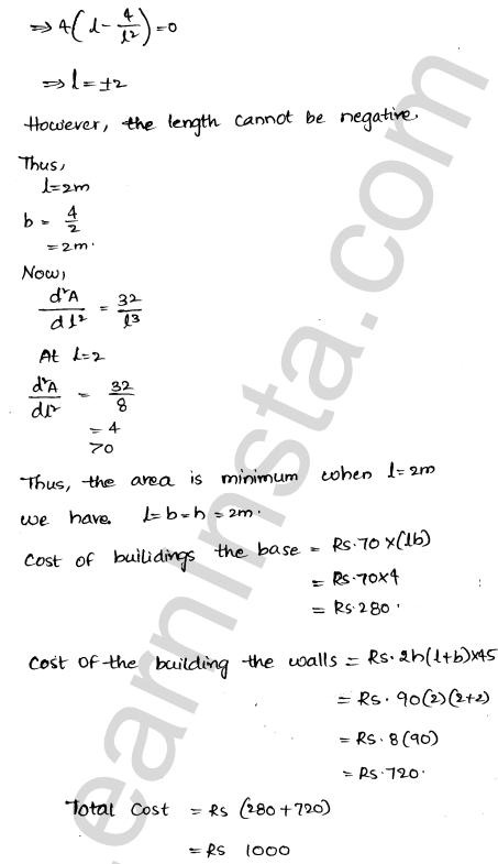 RD Sharma Class 12 Solutions Chapter 18 Maxima and Minima Ex 18.5 1.19