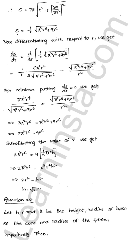 RD Sharma Class 12 Solutions Chapter 18 Maxima and Minima Ex 18.5 1.27