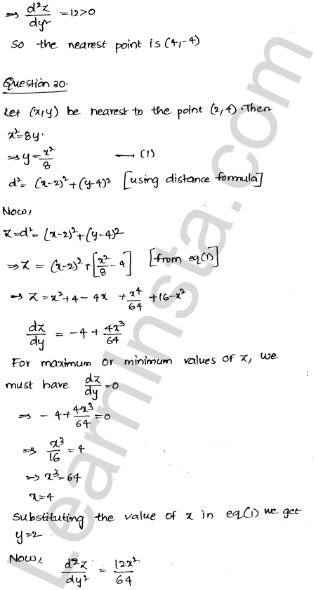 RD Sharma Class 12 Solutions Chapter 18 Maxima and Minima Ex 18.5 1.43