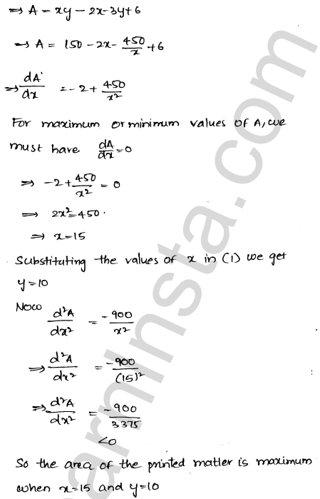 RD Sharma Class 12 Solutions Chapter 18 Maxima and Minima Ex 18.5 1.59