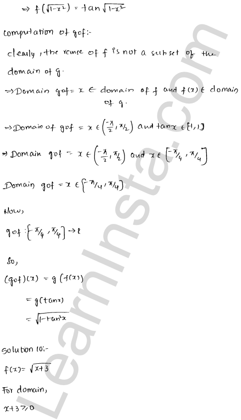 RD Sharma Class 12 Solutions Chapter 2 Functions Ex 2.3 1.15