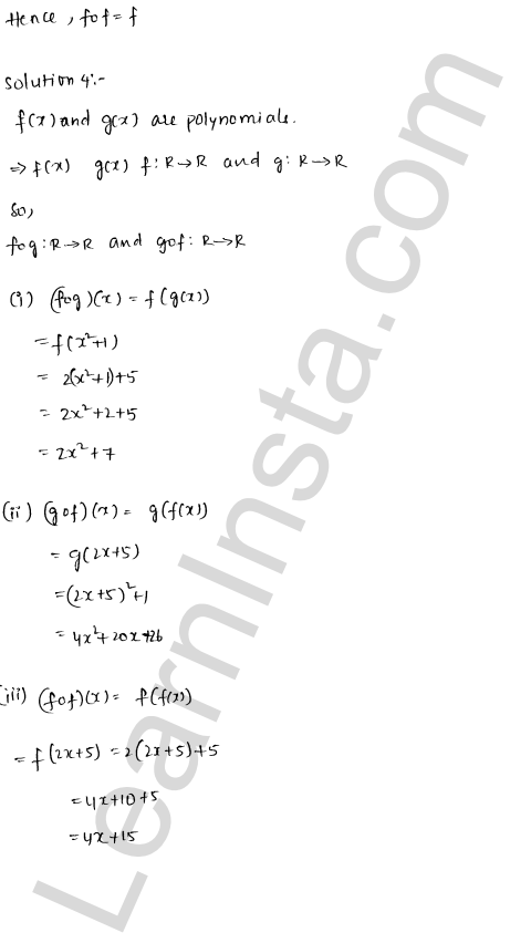 RD Sharma Class 12 Solutions Chapter 2 Functions Ex 2.3 1.7