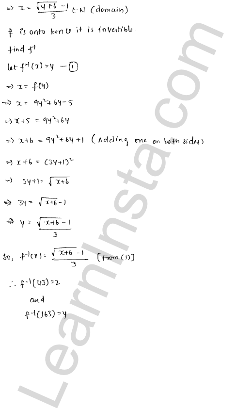 RD Sharma Class 12 Solutions Chapter 2 Functions Ex 2.4 1.21