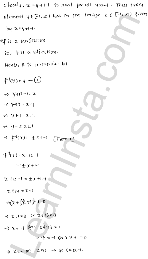 RD Sharma Class 12 Solutions Chapter 2 Functions Ex 2.4 1.27