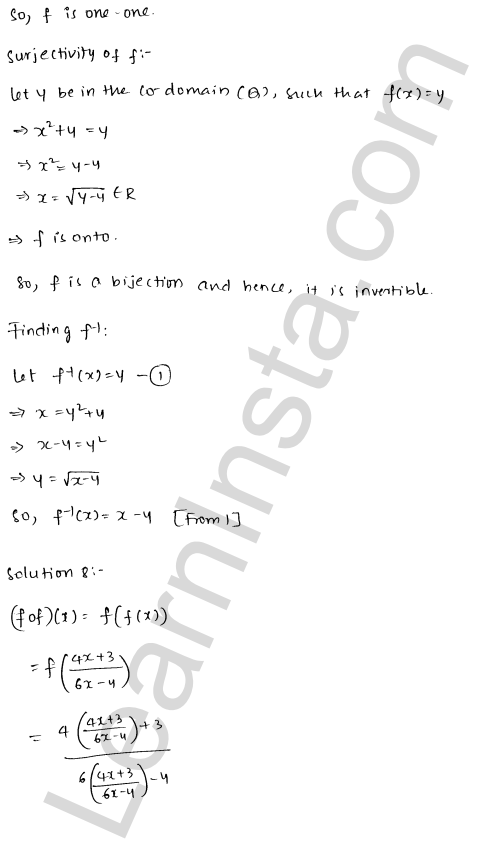 RD Sharma Class 12 Solutions Chapter 2 Functions Ex 2.4 1.9
