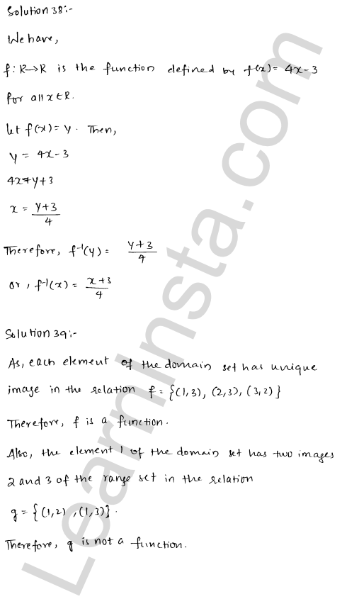 RD Sharma Class 12 Solutions Chapter 2 Functions VSAQ 1.16