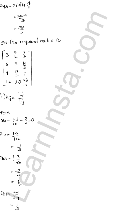 RD Sharma Class 12 Solutions Chapter 5 Algebra of Matrices Ex 5.1 1.16