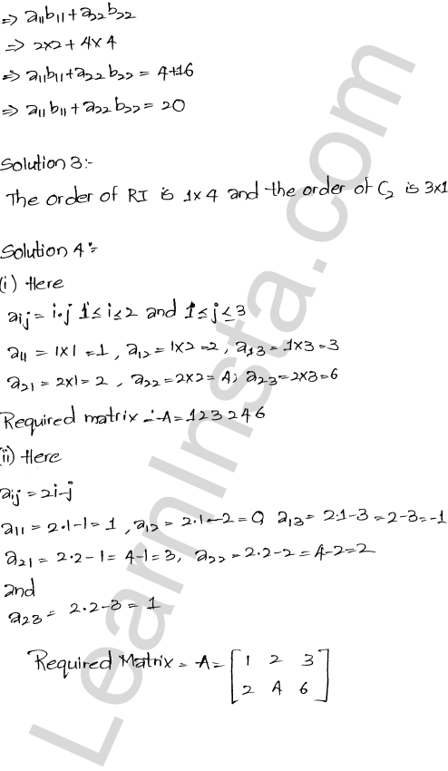 RD Sharma Class 12 Solutions Chapter 5 Algebra of Matrices Ex 5.1 1.2