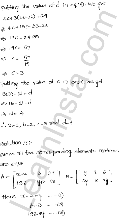 RD Sharma Class 12 Solutions Chapter 5 Algebra of Matrices Ex 5.1 1.23