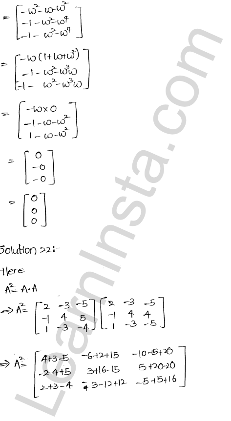 RD Sharma Class 12 Solutions Chapter 5 Algebra of Matrices Ex 5.3 1.24
