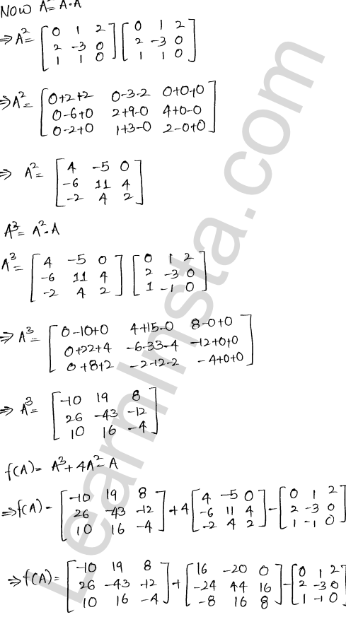 RD Sharma Class 12 Solutions Chapter 5 Algebra of Matrices Ex 5.3 1.44