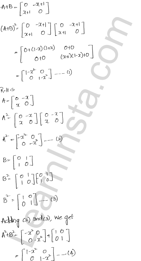 RD Sharma Class 12 Solutions Chapter 5 Algebra of Matrices Ex 5.3 1.56
