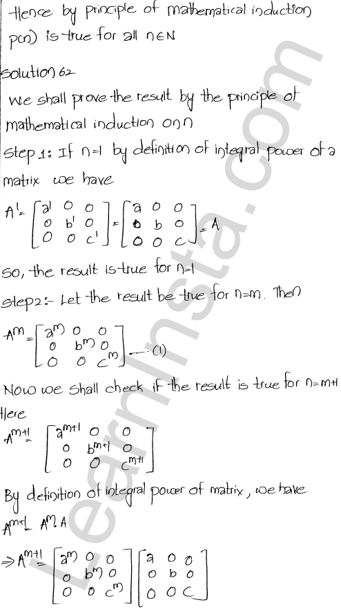 RD Sharma Class 12 Solutions Chapter 5 Algebra of Matrices Ex 5.3 1.71