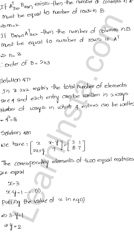 RD Sharma Class 12 Solutions Chapter 5 Algebra of Matrices Ex 5.5 1.22