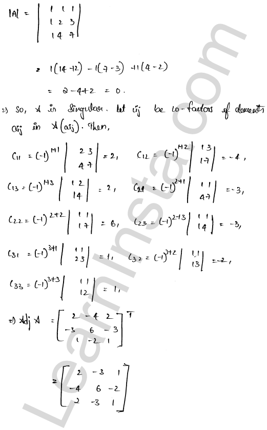 RD Sharma Class 12 Solutions Chapter 8 Solution of Simultaneous Linear Equations Ex 8.1 1.29