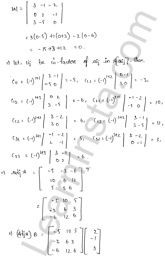 RD Sharma Class 12 Solutions Chapter 8 Solution of Simultaneous Linear Equations Ex 8.1 1.38