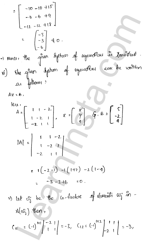 RD Sharma Class 12 Solutions Chapter 8 Solution of Simultaneous Linear Equations Ex 8.1 1.39