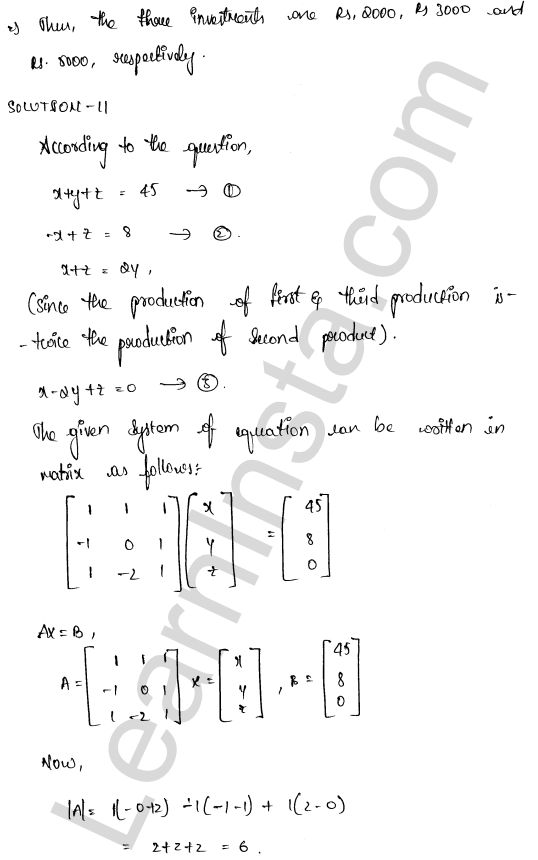 RD Sharma Class 12 Solutions Chapter 8 Solution of Simultaneous Linear Equations Ex 8.1 1.59