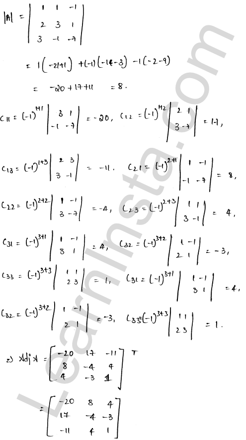 RD Sharma Class 12 Solutions Chapter 8 Solution of Simultaneous Linear Equations Ex 8.1 1.9