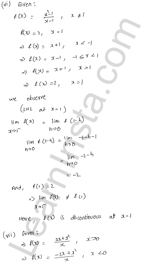RD Sharma Class 12 Solutions Chapter 9 Continuity Ex 9.1 1.15
