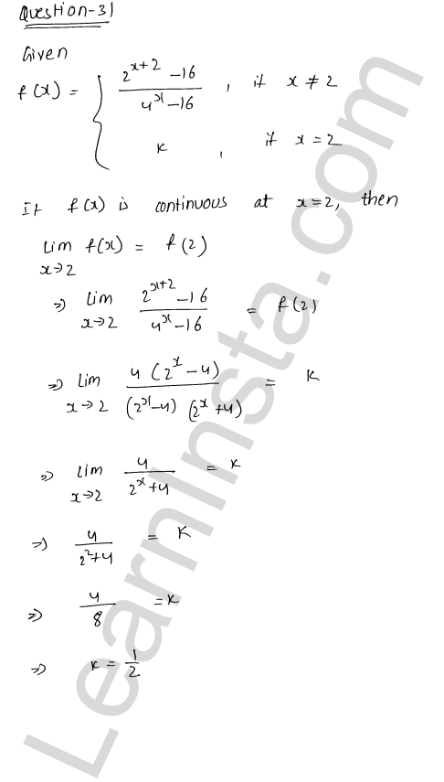 RD Sharma Class 12 Solutions Chapter 9 Continuity Ex 9.1 1.40