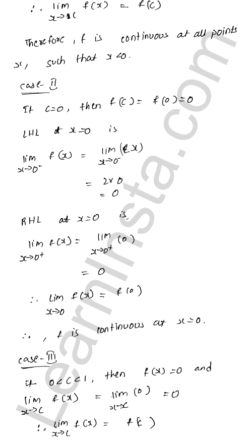 RD Sharma Class 12 Solutions Chapter 9 Continuity Ex 9.2 1.20