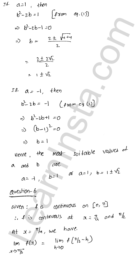 RD Sharma Class 12 Solutions Chapter 9 Continuity Ex 9.2 1.30