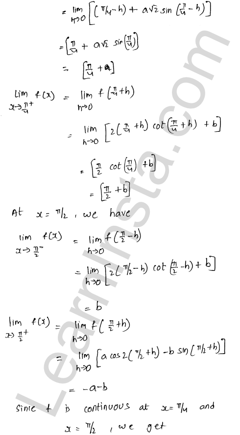 RD Sharma Class 12 Solutions Chapter 9 Continuity Ex 9.2 1.31