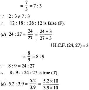 NCERT Solutions for Class 6 Maths Chapter 12 Ratio and Proportion 39