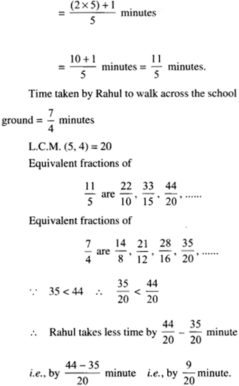 NCERT Solutions for Class 6 Maths Chapter 7 Fractions 115