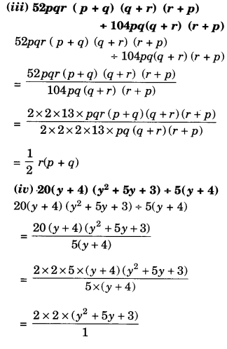 NCERT Solutions for Class 8 Maths Chapter 14 Factorisation Ex 14.3 15