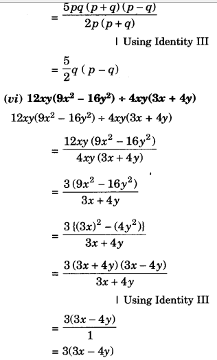 NCERT Solutions for Class 8 Maths Chapter 14 Factorisation Ex 14.3 24