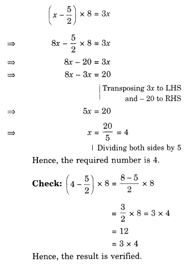 NCERT Solutions for Class 8 Maths Chapter 2 Linear Equations in One Variable Ex 2.4 1