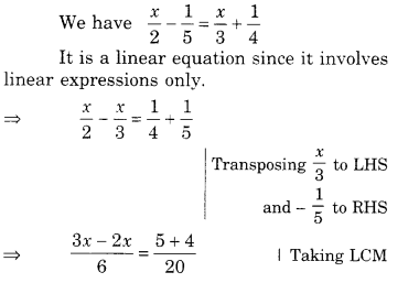 NCERT Solutions for Class 8 Maths Chapter 2 Linear Equations in One Variable Ex 2.5 1