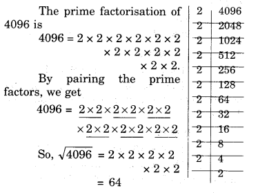 NCERT Solutions for Class 8 Maths Chapter 6 Squares and Square Roots Ex 6.3 4