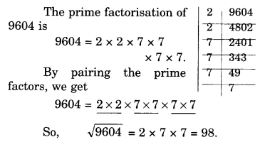 NCERT Solutions for Class 8 Maths Chapter 6 Squares and Square Roots Ex 6.3 6