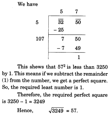 NCERT Solutions for Class 8 Maths Chapter 6 Squares and Square Roots Ex 6.4 22