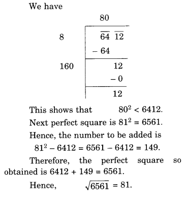 NCERT Solutions for Class 8 Maths Chapter 6 Squares and Square Roots Ex 6.4 30
