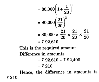 NCERT Solutions for Class 8 Maths Chapter 8 Comparing Quantities Ex 8.3 22