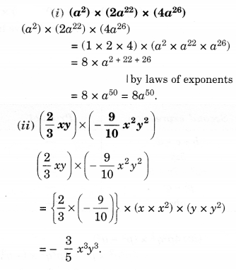 NCERT Solutions for Class 8 Maths Chapter 9 Algebraic Expressions and Identities Ex 9.3 11
